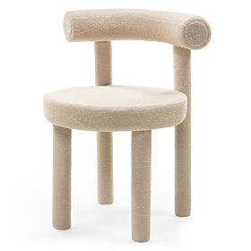 Dining Chair Pedro 2.0, Beige, Boucle, lectus