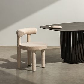 Dining Chair Pedro 2.0, Beige, Boucle, lectus