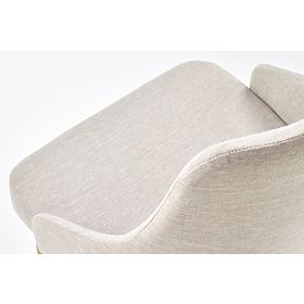 Dining Chair TOLEDO - Honey Oak/Cream, Halmar