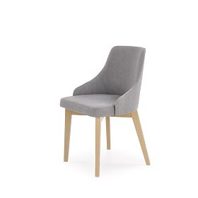 Dining Chair TOLEDO - Sonoma Oak/Light Grey, Halmar
