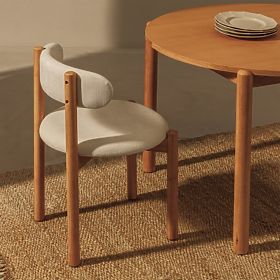 Dining Chair Yoko, Cream/Natural
