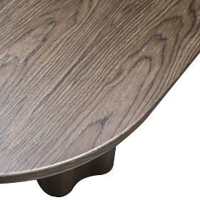 Dining Table Jalo 200x100 cm, Dark Walnut