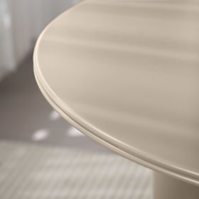 Dining Table Kairo 120 cm, Round, Dark Beige