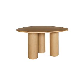 Dining Table Vesper 140 cm, Natural Oak