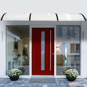 Door Canopy 200x100 cm Polycarbonate Double Cover