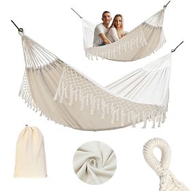 Double Person Braided Rope Hammock 400256, Bluegarden
