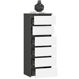DRESSER CL6 PK GRAPHITE GRAY / WHITE