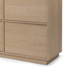 Eight-Door Japandi Sideboard in Lindberg Oak