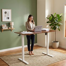 Electric Adjustable Desk 120x60 cm, Height Adjustment 72-117 cm ModernHome, MODERNHOME