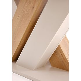 Extendable Table BRANDON 160-200/90 cm Cashmere/Cremona Oak (2p=1pc)