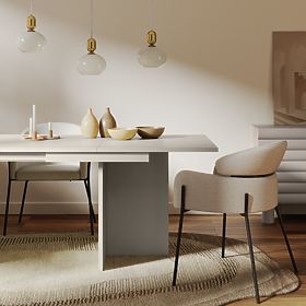 Extendable Table Jose 140-200 cm, Rectangular, Cashmere, lectus