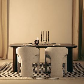 Extendable Table Marbella 160-200 cm, Rectangular, Dark Oak