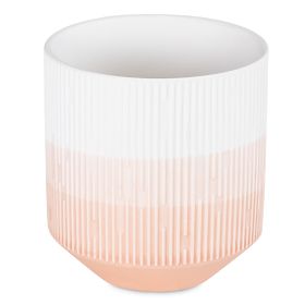 Flowerpot FINO Coral Color Modern Style for Interior AmeliaHome