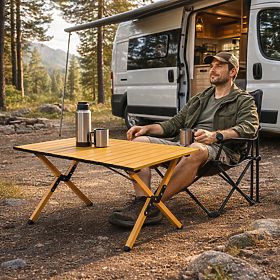 Folding Camping Table 90x60 cm with Bag MultiGarden, MultiGarden