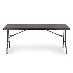 Folding Catering Garden Banquet Table 180 cm Rattan ModernHome, MultiGarden