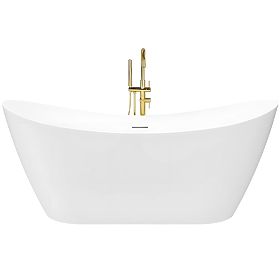 Freestanding Bathtub Rea Ferrano Slim 170