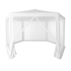 Garden Commercial Pavilion Tent 2x2x2 m with Mosquito Net White MultiGarden, MultiGarden