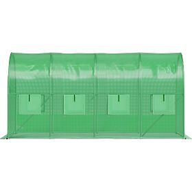 Garden Foil Tunnel Greenhouse 6x3x2 m 18 m² Metal Frame UV Foil