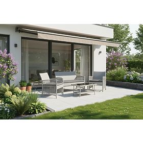 Garden Furniture Set KALINA Gray