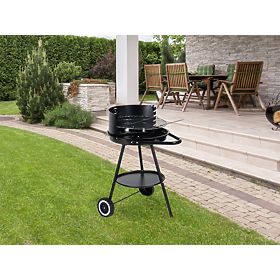 Garden Grill with Round Adjustable Height Grate, MultiGarden