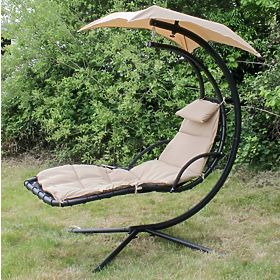 Garden Lounger Swing Rocking Chair Hanging Basket ModernHome, MultiGarden