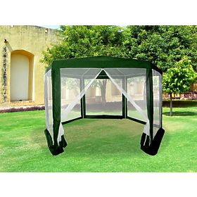 Garden Pavilion Tent 2x2x2 m with Mosquito Net Green MultiGarden