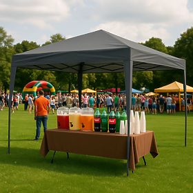 Garden Pavilion Tent 3x3 m Automatic Pop-Up Canopy for Garden and Terrace MultiGarden, MultiGarden