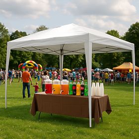 Garden Pavilion Tent 3x3 m with Automatic Pop-up Roof for Terrace by MultiGarden