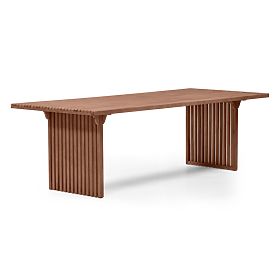 Garden Table Familis ll, 240 cm, Eucalyptus Wood FSC, Dark Brown, lectus