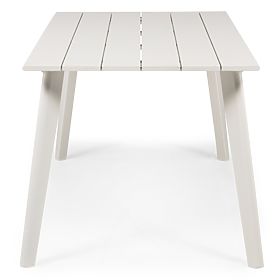 Garden Table Piretto 180 cm, Aluminum, White