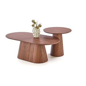 GISELA walnut coffee table (2p=1pc), Halmar