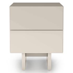 Glim Nightstand, Cashmere, Glossy, lectus