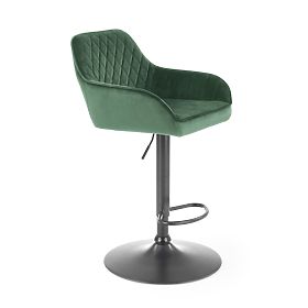 H103 Dark Green Bar Stool (1p=1pc), Halmar