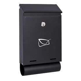 Hadvar Black Letter Mailbox