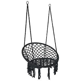 Hanging Chair Bocianie Nest TOGO Black, Bobas