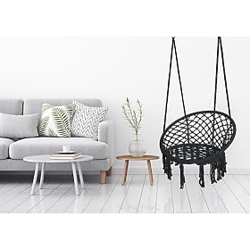 Hanging Chair Bocianie Nest TOGO Black, Bobas