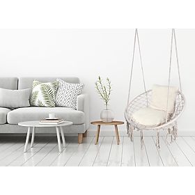 Hanging Chair Stork's Nest TOGO with Cream Cushions