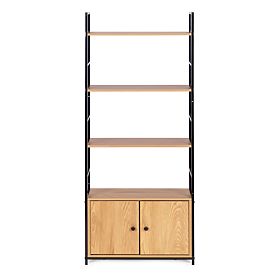 Industrial Loft Shelf with Cabinet 4 Shelves ModernHome, MODERNHOME