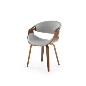 K544 Chair Grey / Walnut (1p=1pc)