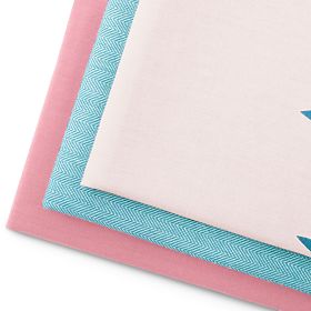 Kitchen Towel LETTY Pink with Modern Print in Modern Style 50x70 ameliahome