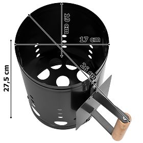 KORTEN Grill Ignition Chimney