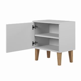 KUBI bedside table - white, Kocot Kids