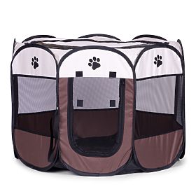 Large Textile Playpen Bed for Dogs and Cats
