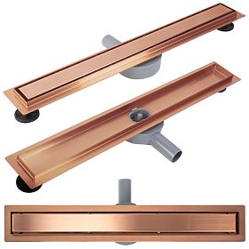 Linear Drain REA Neox for Brushed Copper 70