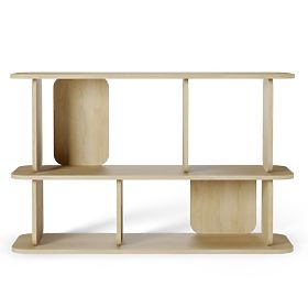 Low Shelf Tulumo, Rounded, Cremona Torro Oak, lectus