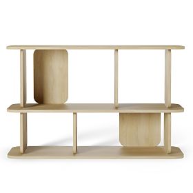 Low Shelf Tulumo, Rounded, Cremona Torro Oak, lectus