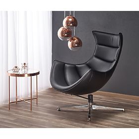 LUXOR Relaxation Chair Black (1p=1pc), Halmar