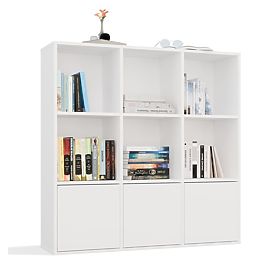 MALAX 3x3 H WHITE SHELF WITH 3 DOORS CHAMBER 110x110 CM TIP ON