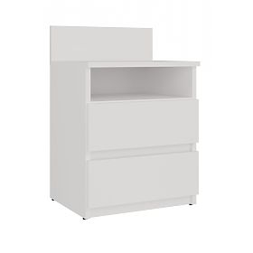 Malwa M1 White Nightstand