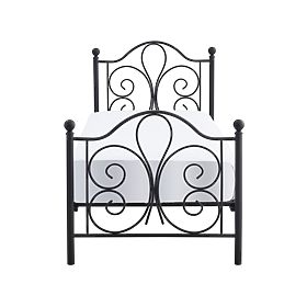 Metal bed PANAMA 200x90 - black